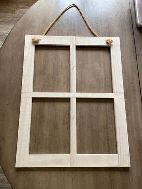 Small window wall hanger
